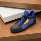 Replica Blublonc Charcoal/Blue Elastic Slip-on Sneaker