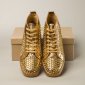 Replica Christian Louboutin Sneaker Louis Spikes Flat