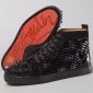 Replica Christian Louboutin Sneaker Lou Spikes Orlato Flat