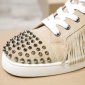 Replica Christian Louboutin Sneaker Lou Spikes Flat