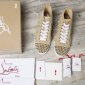 Replica Christian Louboutin Sneaker Lou Spikes Flat