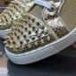 Replica Christian Louboutin Sneaker Lou Spikes Flat