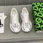 Replica DG Sneaker Daymaster in White with Graffiti