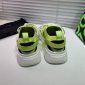 Replica DG Sneaker Daymaster in White with Green Lace-up