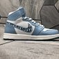 Replica Dior X Air Jordan Sneaker High in Blue