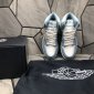 Replica Dior X Air Jordan Sneaker High in Blue
