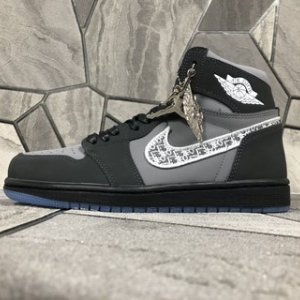 Dior X Air Jordan Sneaker High in Black