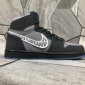Replica Dior X Air Jordan Sneaker High in Black