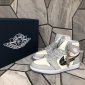 Replica Dior X Air Jordan Sneaker High in White