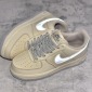 Replica Nike Air Force 1 Low By You Mens Size 11.5 White/grey Leather Dn4162