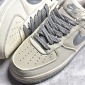 Replica Nike Air Force 1 Low By You Mens Size 11.5 White/grey Leather Dn4162