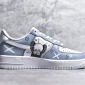 Replica Custom X Kaws Nɪke Air Force 1 Low Blue White Retro Casual - Etsy