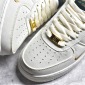 Replica Nike Air Force 1 07 Low Cream Metallic Gold Green Sail MN5696 - 109 - StclaircomoShops - Nike Marsupio A Tracolla