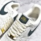 Replica Nike Air Force 1 07 Low Cream Metallic Gold Green Sail MN5696 - 109 - StclaircomoShops - Nike Marsupio A Tracolla