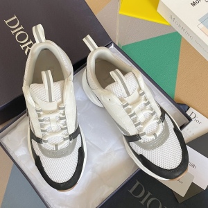 Christian Dior White B22 Chunky Sneakers 