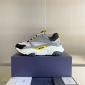 Replica Men's Christian Dior B22 Sneaker Grey/Beige/yellow