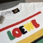 Replica Loewe Men's LOEWE x Paula's Ibiza Striped Logo T-Shirt