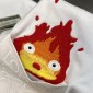 Replica LOEWE Howl's Moving Castle collaboration calcifer shirt