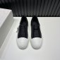 Replica Alexander McQueen Sneaker Deck Plimsoll in Black