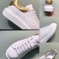 Replica Alexander McQueen Sneaker Oversized Gold Heel