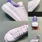 Replica Alexander McQueen Sneaker Oversized in Purple Heel