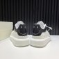 Replica Alexander McQueen Sneaker Oversized in Black Heel