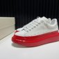 Replica Alexander McQueen Sneaker Oversized in Red Heel