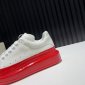 Replica Alexander McQueen Sneaker Oversized in Red Heel