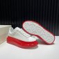 Replica Alexander McQueen Sneaker Oversized in Red Heel