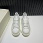 Replica Alexander McQueen Sneaker Oversized in White Heel