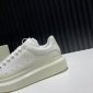 Replica Alexander McQueen Sneaker Oversized in White Heel