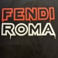 Replica FENDI  Crew Neck Pullovers Cotton Short Sleeves Logo Luxury