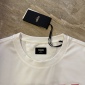 Replica Authentic New Fendi Roma Logo Printed Short Sleeve T-shirt