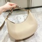 Replica FENDI Vitello Grace Matte Small Fendigraphy Hobo Bag Nuvola