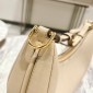 Replica FENDI Vitello Grace Matte Small Fendigraphy Hobo Bag Nuvola