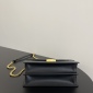 Replica Fendi Brown and Black FF 1974 Kan U Leather Shoulder Bag | myGemma | Item #116885