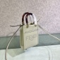 Replica Sunshine Mini Tote Bag White Leather FENDI Shoulder Bag