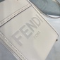 Replica Sunshine Mini Tote Bag White Leather FENDI Shoulder Bag