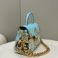 Replica Fendace Fendi X Versace Collaboration La Medusa Turquoise Black Gold