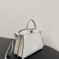 Replica Peekaboo Iseeu Small Leather White | Fendi