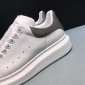 Replica Alexander McQueen Sneaker Oversized Gray Heel
