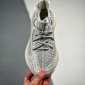 Replica Yeezy x Adidas White/Grey Knit Fabric Boost 350 V2 Static Non Reflective Sneakers