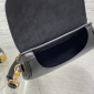 Replica Medium Dior Bobby Bag Black Box Calfskin