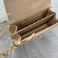 Replica Miss Caro Mini Bag Caramel Beige Macrocannage Lambskin