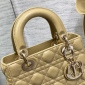 Replica Lady dior patent leather handbag Dior Beige in Patent leather