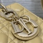 Replica Lady dior patent leather handbag Dior Beige in Patent leather