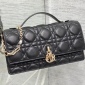 Replica Dior top handle clutch bag