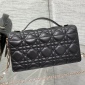 Replica Dior top handle clutch bag