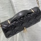 Replica Dior top handle clutch bag