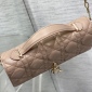 Replica DIOR - Caro Pouch Sand-colored Supple Cannage Calfskin